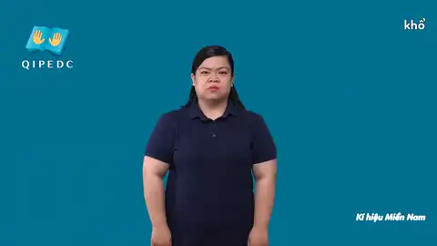 khổ - Ngôn Ngữ ký Hiệu - Vùng miền Thành Phố Hồ Chí Minh - Phân loại Danh Từ, Tính Từ