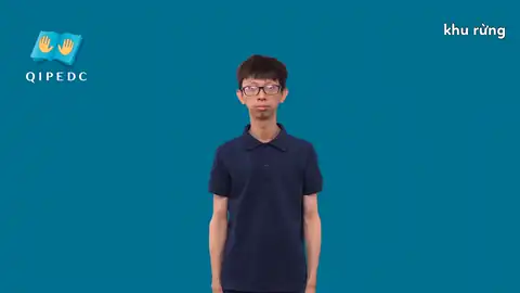 khu rừng - Ngôn Ngữ ký Hiệu - Vùng miền Toàn Quốc - Phân loại Vị trí - Nơi chốn, Thiên nhiên