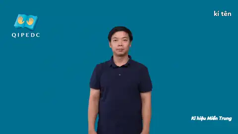kí tên - Ngôn Ngữ ký Hiệu - Vùng miền Miền Trung - Phân loại Danh Từ
