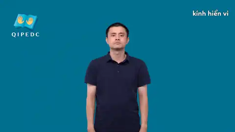 kính hiển vi - Ngôn Ngữ ký Hiệu - Vùng miền Toàn Quốc - Phân loại Đồ vật, Danh Từ