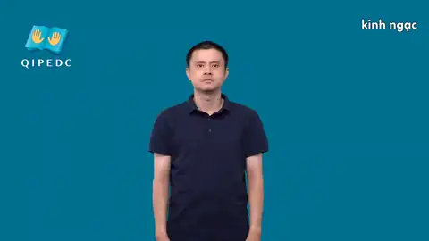 kinh ngạc - Ngôn Ngữ ký Hiệu - Vùng miền Toàn Quốc - Phân loại Tính Từ