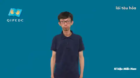 lái tàu hỏa - Ngôn Ngữ ký Hiệu - Vùng miền Thành Phố Hồ Chí Minh - Phân loại Giao Thông, Cụm Động Từ