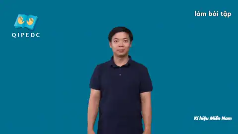làm bài tập - Ngôn Ngữ ký Hiệu - Vùng miền Thành Phố Hồ Chí Minh - Phân loại Cụm Động Từ