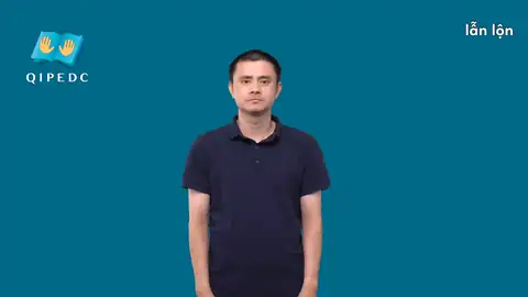 lẫn lộn - Ngôn Ngữ ký Hiệu - Vùng miền Toàn Quốc - Phân loại Tính Từ