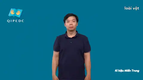 loài vật - Ngôn Ngữ ký Hiệu - Vùng miền Miền Trung - Phân loại Con vật