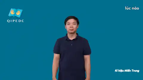 lúc nào - Ngôn Ngữ ký Hiệu - Vùng miền Miền Trung - Phân loại Đại từ
