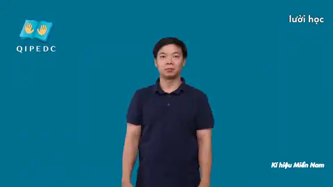 lười học - Ngôn Ngữ ký Hiệu - Vùng miền Thành Phố Hồ Chí Minh - Phân loại Khác, Động Từ