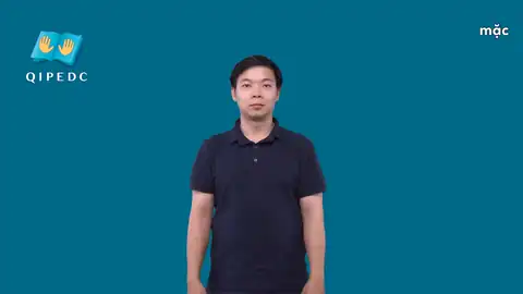 mặc - Ngôn Ngữ ký Hiệu - Vùng miền Toàn Quốc - Phân loại Động Từ