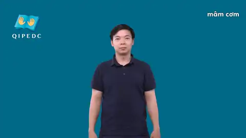 mâm cơm - Ngôn Ngữ ký Hiệu - Vùng miền Toàn Quốc - Phân loại Danh Từ