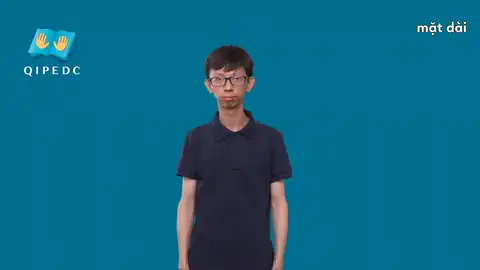 mặt dài - Ngôn Ngữ ký Hiệu - Vùng miền Toàn Quốc - Phân loại Bộ Phận Cơ Thể