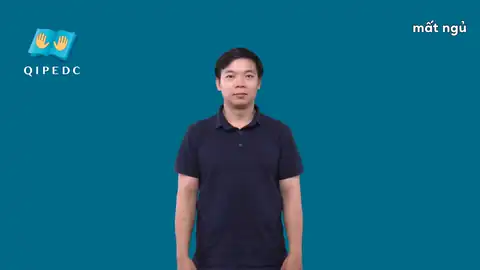 mất ngủ - Ngôn Ngữ ký Hiệu - Vùng miền Toàn Quốc - Phân loại Động Từ
