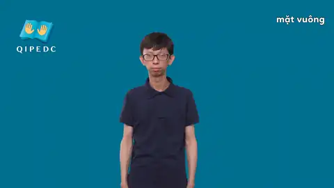 mặt vuông - Ngôn Ngữ ký Hiệu - Vùng miền Toàn Quốc - Phân loại Bộ Phận Cơ Thể