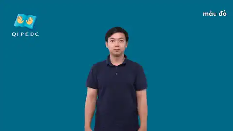 màu đỏ - Ngôn Ngữ ký Hiệu - Vùng miền Toàn Quốc - Phân loại Màu Sắc