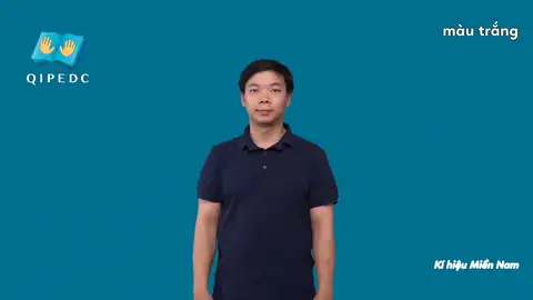 màu trắng - Ngôn Ngữ ký Hiệu - Vùng miền Thành Phố Hồ Chí Minh - Phân loại Màu Sắc