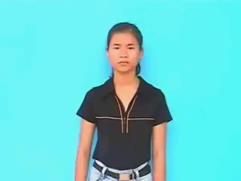 màu xanh - Ngôn Ngữ ký Hiệu - Vùng miền Cần Thơ - Phân loại Màu Sắc