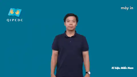 máy in - Ngôn Ngữ ký Hiệu - Vùng miền Thành Phố Hồ Chí Minh - Phân loại Tin học, Danh Từ
