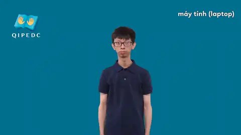máy tính (laptop) - Ngôn Ngữ ký Hiệu - Vùng miền Toàn Quốc - Phân loại Tin học, Danh Từ