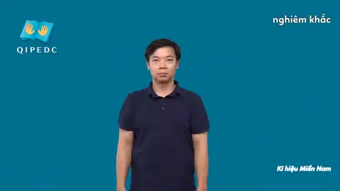 nghiêm khắc - Ngôn Ngữ ký Hiệu - Vùng miền Thành Phố Hồ Chí Minh - Phân loại