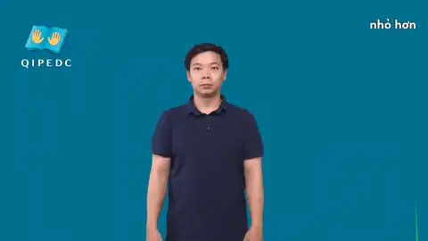 nhỏ hơn - Ngôn Ngữ ký Hiệu - Vùng miền Toàn Quốc - Phân loại
