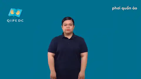 phơi quần áo - Ngôn Ngữ ký Hiệu - Vùng miền Toàn Quốc - Phân loại