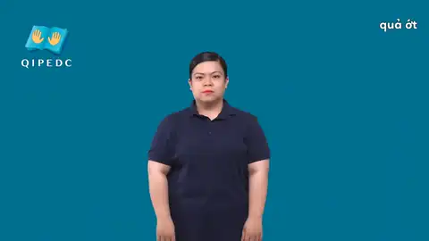 quả ớt - Ngôn Ngữ ký Hiệu - Vùng miền Toàn Quốc - Phân loại
