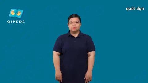 quét dọn - Ngôn Ngữ ký Hiệu - Vùng miền Toàn Quốc - Phân loại