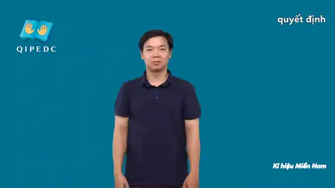 quyết định - Ngôn Ngữ ký Hiệu - Vùng miền Thành Phố Hồ Chí Minh - Phân loại