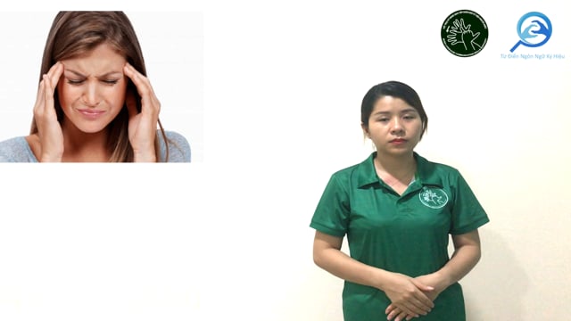 đau như bị đè nén (đầu)