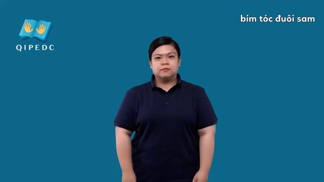 bím tóc đuôi sam
