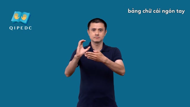 bảng chữ cái ngón tay