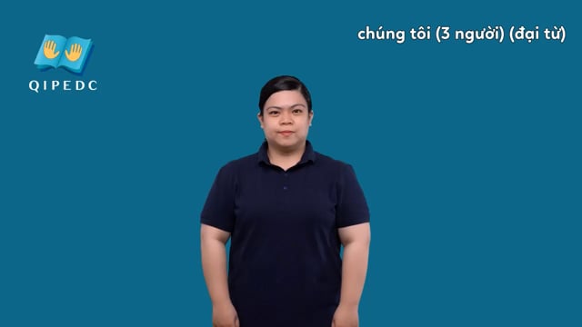 chúng tôi (3 người) đại từ