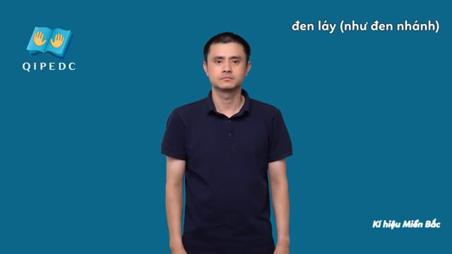 đen láy (như đen nhánh)