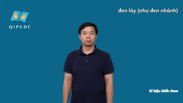 đen láy (như đen nhánh)
