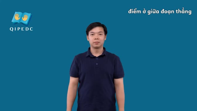điểm ở giữa đoạn thẳng