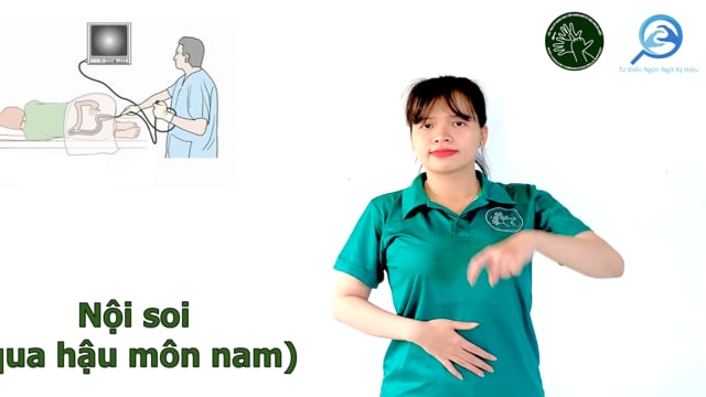 nội soi (qua hậu môn nam)