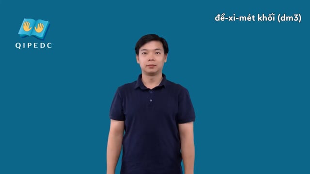 đề-xi-mét khối (dm3)