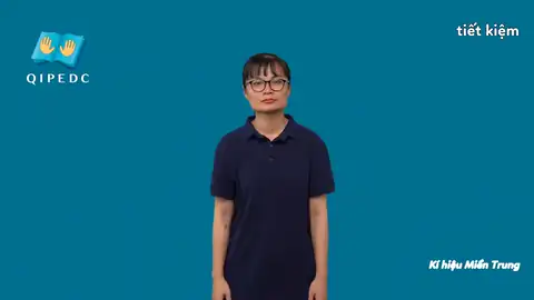 tiết kiệm - Ngôn Ngữ ký Hiệu - Vùng miền Huế - Phân loại
