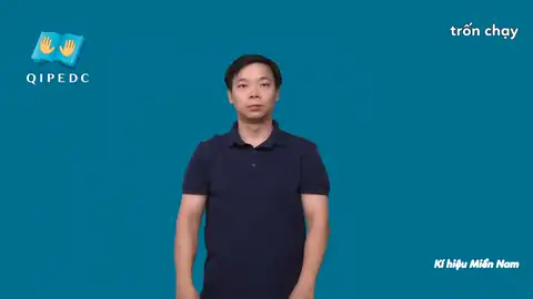 trốn chạy - Ngôn Ngữ ký Hiệu - Vùng miền Thành Phố Hồ Chí Minh - Phân loại