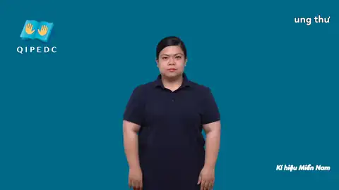 ung thư - Ngôn Ngữ ký Hiệu - Vùng miền Thành Phố Hồ Chí Minh - Phân loại Sức khỏe - Bộ phận cơ thể
