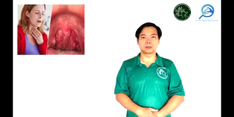 viêm họng - Ngôn Ngữ ký Hiệu - Vùng miền Thành Phố Hồ Chí Minh - Phân loại Sức khỏe - Bộ phận cơ thể, Danh Từ, Dự Án 250 Ký Hiệu Y Khoa