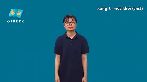 xăng-ti-mét-khối (cm3) - Ngôn Ngữ ký Hiệu - Vùng miền Toàn Quốc - Phân loại