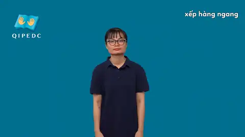 xếp hàng ngang - Ngôn Ngữ ký Hiệu - Vùng miền Toàn Quốc - Phân loại