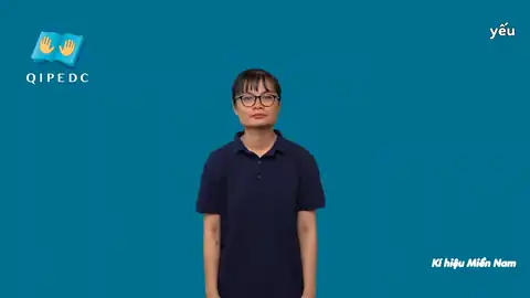 yếu - Ngôn Ngữ ký Hiệu - Vùng miền Thành Phố Hồ Chí Minh - Phân loại Tính Từ