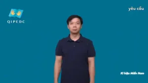 yêu cầu – Ngôn Ngữ ký Hiệu – Vùng miền Thành Phố Hồ Chí Minh – Phân loại Động Từ, Từ thông dụng